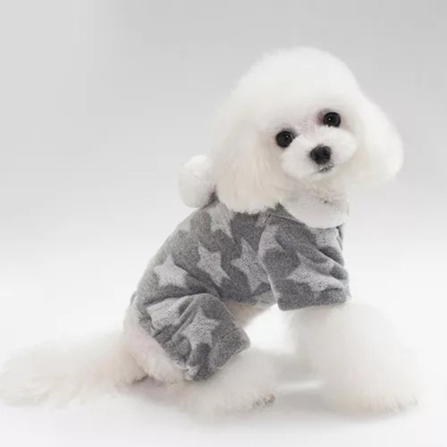 // Pijama Calientita Con Pants Y Gorro For Perros Pequeños