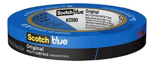 1 Pz Cinta Para Pintar Masking Tape Azul 24mm Scotch Blue