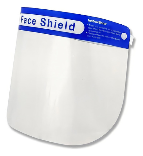 Mascarilla protectora antisalpicaduras transparente Face Shi