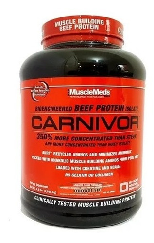 Proteina Musclemeds Carnivor 4 Lbs (56 Porciones)