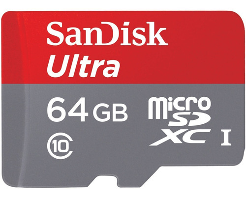 Tarjeta De Memoria Sandisk Sdsqunc-064g-gn6ma  Ultra Con Adaptador Sd 64gb