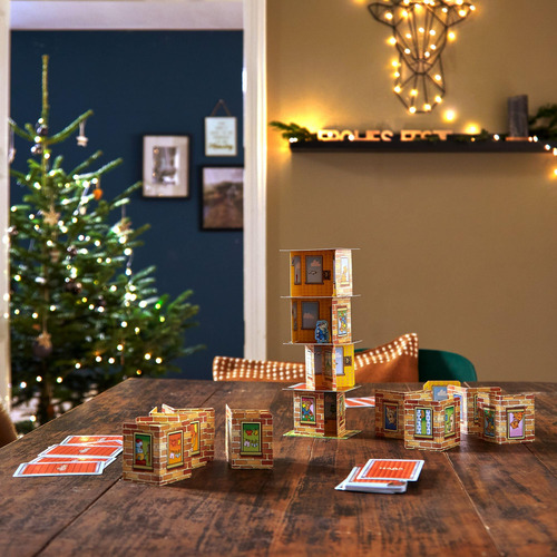 Haba Rhino Hero, Un Heroico Juego De Cartas Apilables Para N