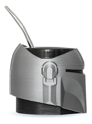 Imagen 3 de 8 de Mate Impreso En 3d Mandalorian Star Wars Excelente Calidad