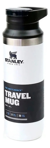 Travel Mug Switchback 473 Ml Blanco Stanley Liso