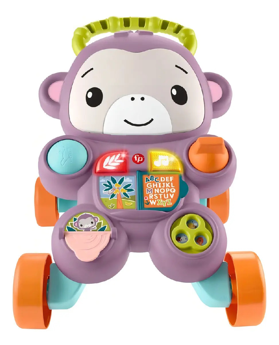Andador Fisher Price Aprenda Comigo Amigo Macaco MATTEL