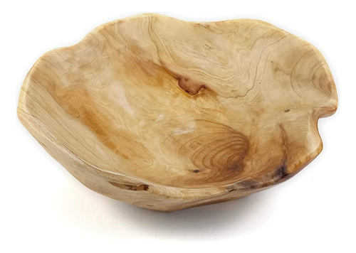 ~ Cuenco De Madera For Servir Ensalada De Frutas M7 Root
