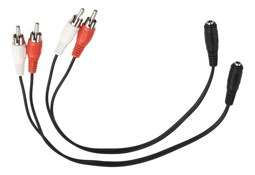 2x Cabo Adaptador De Alto-falante Preto Com Montagem Direta