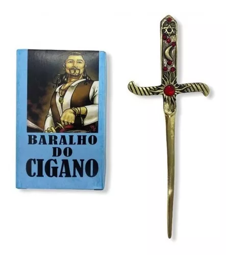 Baralho Tarot do Cigano Vladimir Deck 36 Cartas Oráculo em