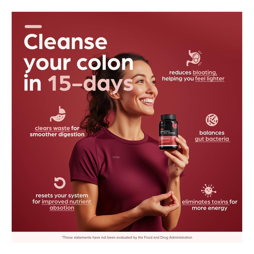 Colon Cetogénico Avanzado Con 1500 Mg Berberina