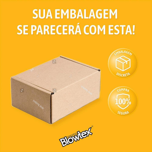 Imagem 5 de 7 de Preservativo Blowtex Extra Grande C/ 3 Unidades