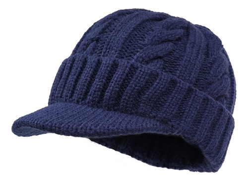 Clape Sombrero De Invierno Para Hombre Gorro De Punto Con Vi