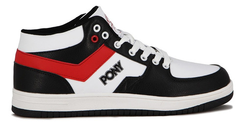 Zapatillas Pony City Wings Men Black/white/red 2520