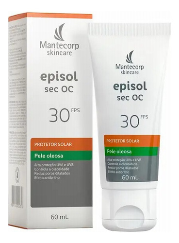 Episol Sec Oc Fps 30 Protetor Solar 60g Pele Oleosa