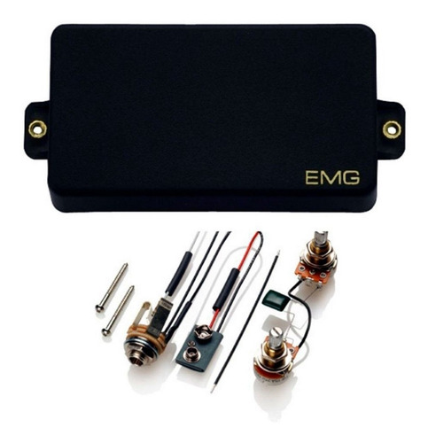 Micrófono Emg 85 Activo Humbucking Negro Guitarra Eléctrica