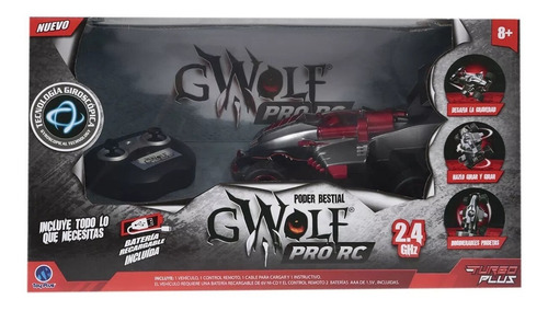 Juego Juguete Auto A Control Remoto Gwolf Niño Niña