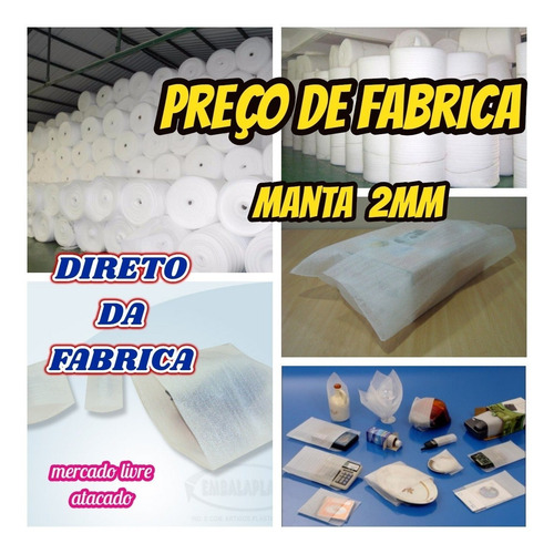 Imagem 6 de 10 de Manta Acrilica Branca 2mm Polietileno Expandido Kit C/14mts²