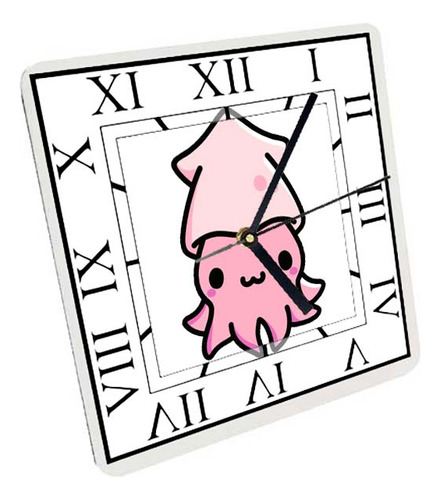 Reloj Madera Brillante Pared Y Mesa Dibujos De Animales A161