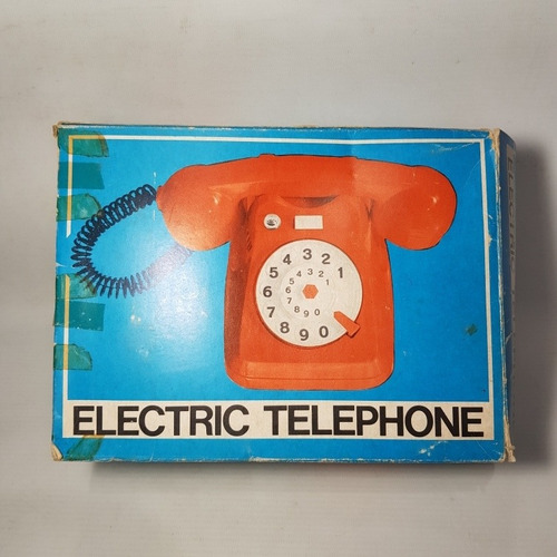 Imagen 7 de 8 de Antiguo Teléfono Juguete Italy Caja Original Único Mag 57692