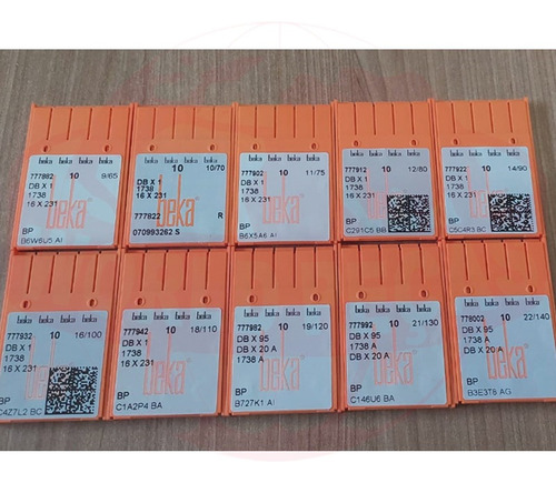 30 Agulhas Beka Para Reta Cabo Fino Dbx1 1738 Dlx1
