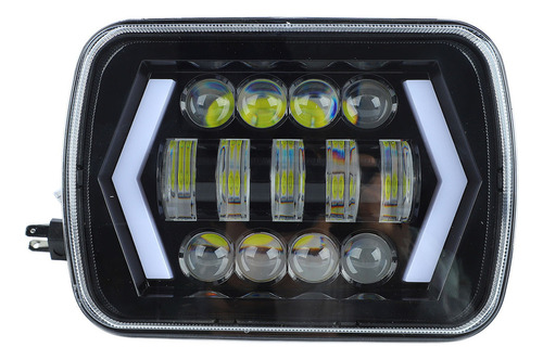 D Faro Led Rectangular De 7 Pulgadas De Alto Brillo