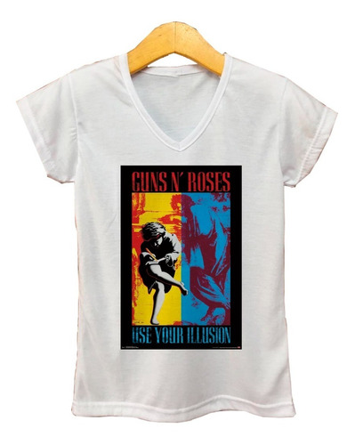 Remera Mujer Guns N' Roses - Use Your Illusion
