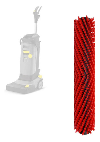 Pincel De Vacío, Roller Vacuumer Piezas De Limpieza Rojo