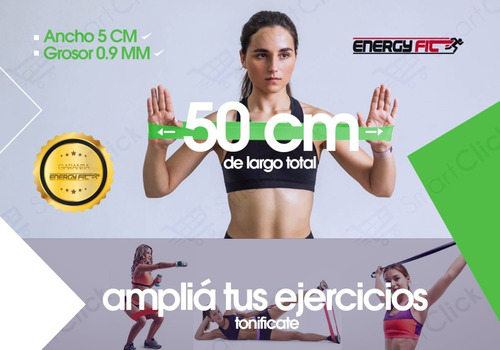 Imagen 5 de 10 de Banda Elastica Circular Hard 0.9 Ejercicio Gimnasia Fitness