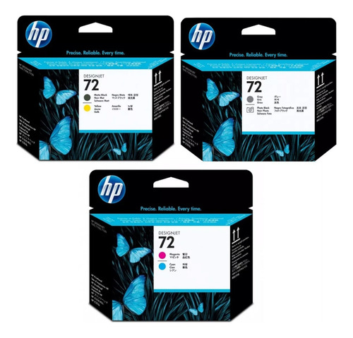 Cabezales Hp 72 C9380a C9383a C9384a - T1100 1120 610 Combo 