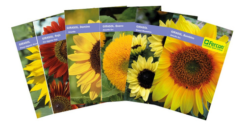 Semillas Girasol Surtidas X 6 Sobres