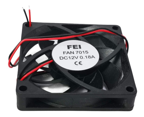 Ventilador 12v 0.18a 7x7x1.5cm 36-ve