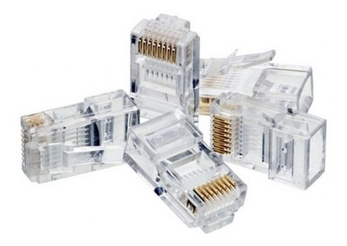 Conectores Rj-45 P/cable Utp Cat5e Agi-1412 100 Piezas