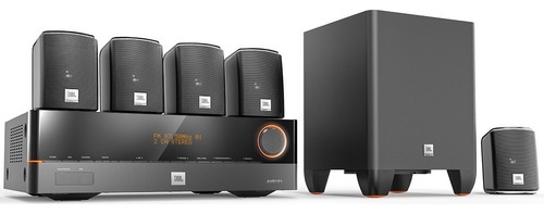 Jbl Cinema J5100 Home Theater 5.1 Receiver Caixas Sub Ativo Cor - 220V