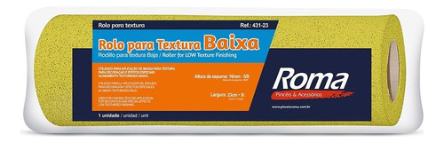 Rolo Textura Roma Baixa 09cm Com Cabo   431 09