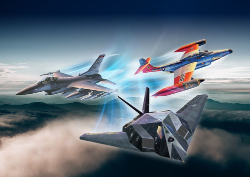 Gift Set Us Air Force 75th Anniversary By Revell # 5670