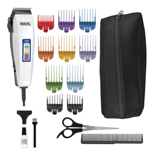 Cortapelo 17 Piezas Color Code Wahl Blanca Color Blanco