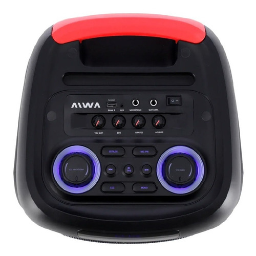 Imagen 3 de 10 de Parlante Torre Bluetooth Carry On 12500w Aiwa 2203