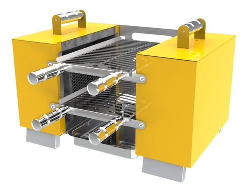Churrasqueira Ecológica Sem Fumaça Para Apartamento 2 Grelha