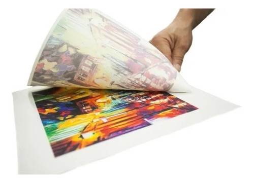 Imagen 2 de 6 de Papel Para Sublimar Específico Importado A4