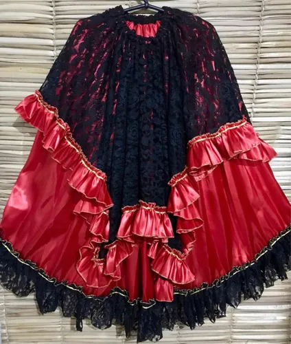 Saia vermelha rodada best sale umbanda