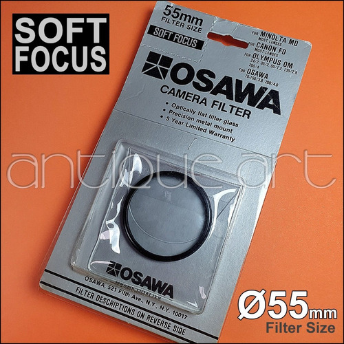 A64 Filtro Osawa Ø55mm Soft Focus Suavizador Enfoque Retrato