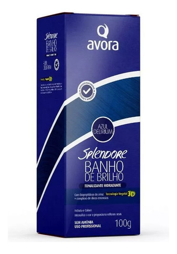 Avora Splendore Banho De Brilho Tonalizante 3d 100g