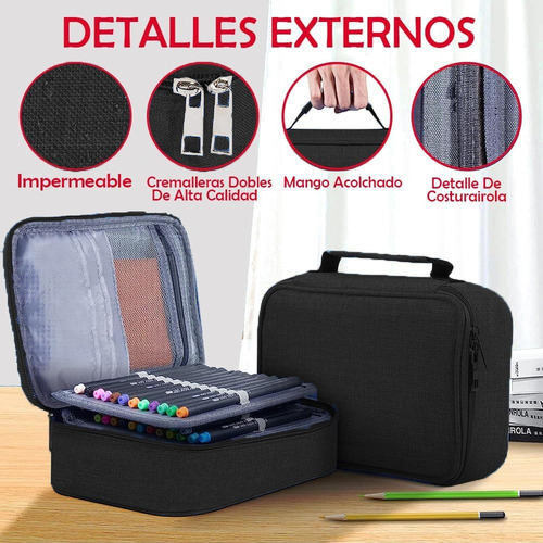 Estuche Para Lápices Con 72 Ranuras Para Lápices Escolares
