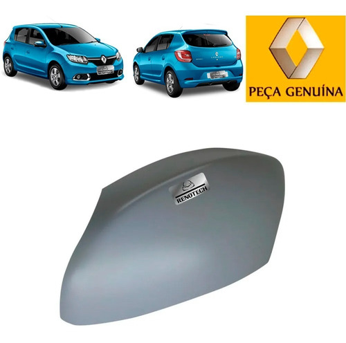 Capa Retrovisor Esq Sandero Ii 1.0 1.6 2014 Acima 963732066r