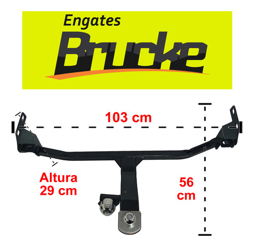 Engate Reboque Jeep Compass 2023 2024 2025+ T270 1.3 Turbo
