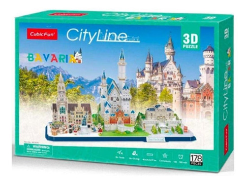 City Line Bavaria Puzzle 3d / Updown