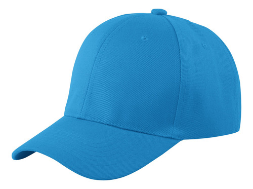 Gorras Acrílico Lisa Mayoreo Bordar Packs 8 10 12 15 20 25 Azul Turquesa 15 Piezas