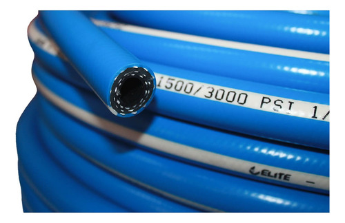 Mangueira Lavador Carro Duas Lonas 1500psi 1/2 Pol Azul- 25m