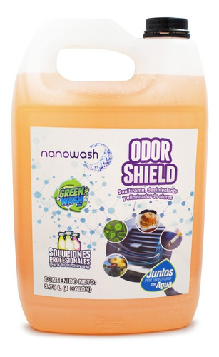 Odor Shield Sanitizante Desinfectante Y Eliminador De Olores