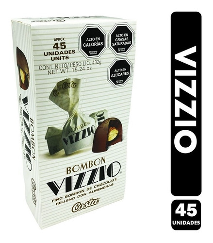 Chocolates - Bombon Vizzio (display De 45 Unidades)