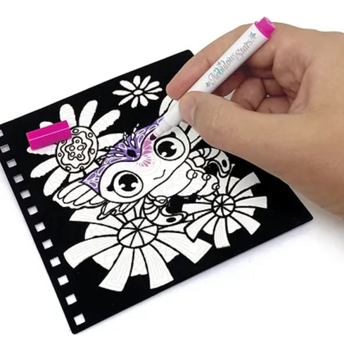 Cuaderno Creativo De Terciopelo Niños - Nebulous Stars